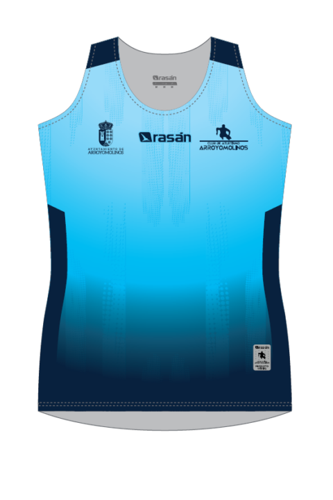 Camiseta de competición mujer Club Atletismo Arroyomolinos - Rasán